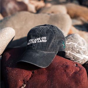 You Are on Native Land dad cap